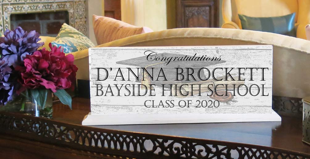 Graduation Gift Plaque Personalized High School, College Or University