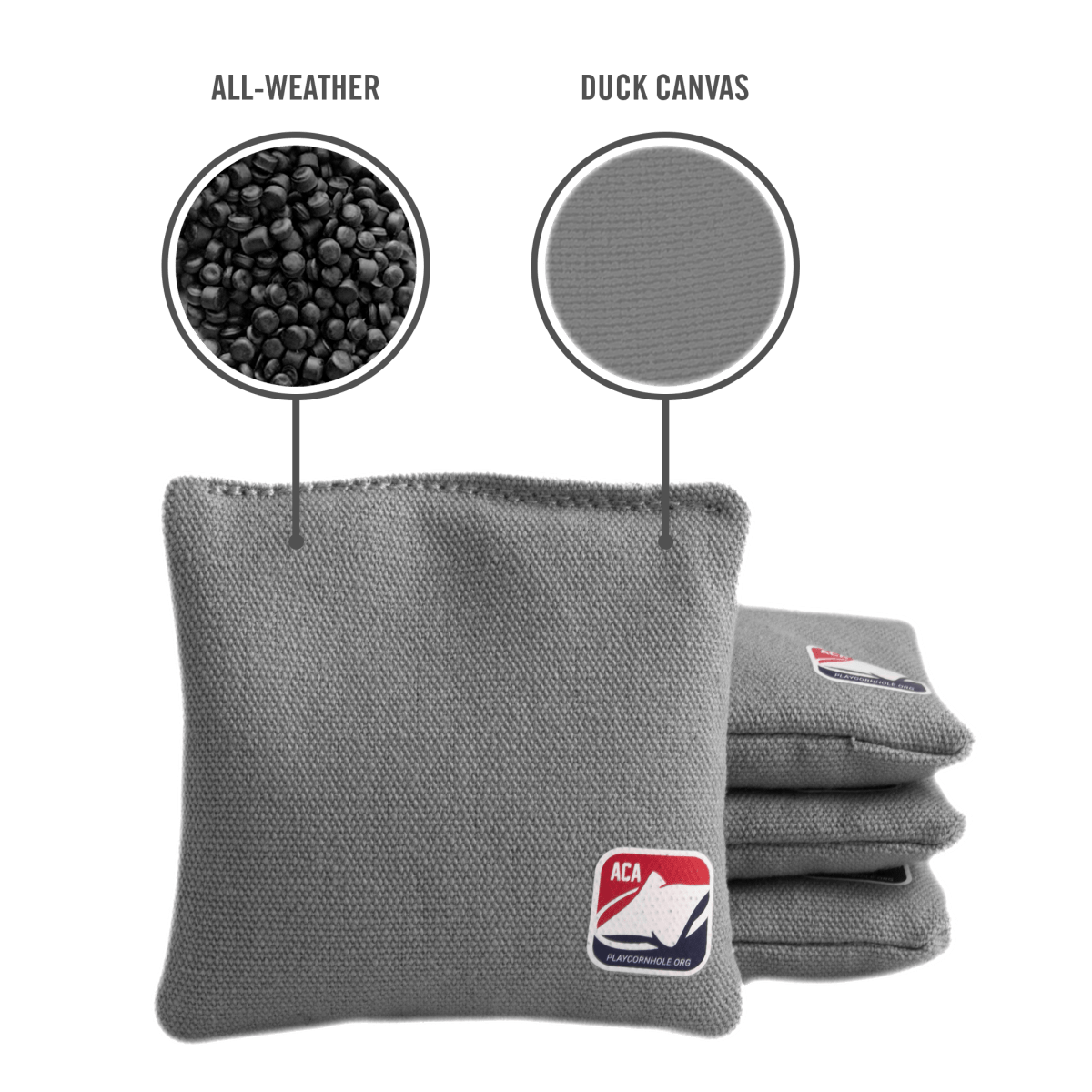 Gray Daily 44x Cornhole Bags