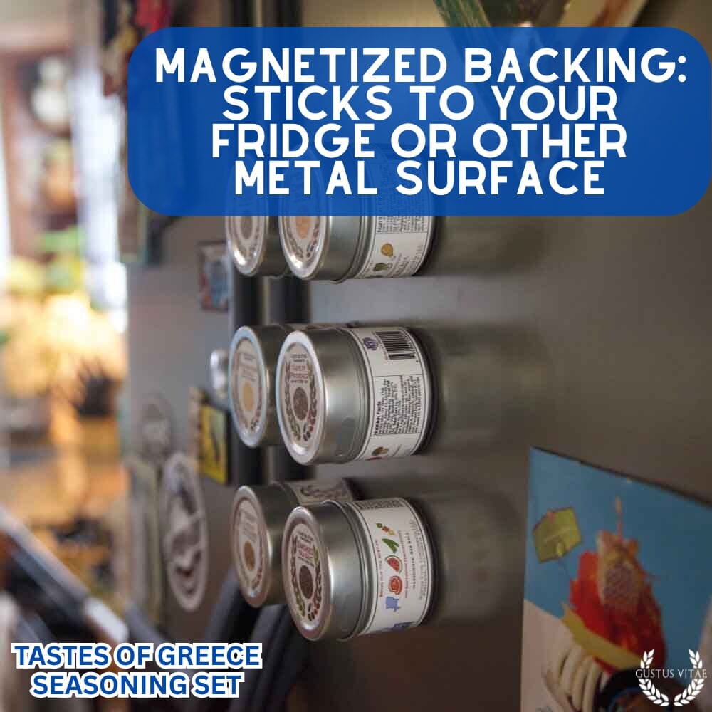 Greek Seasoning Gift Set - Tastes of Greece - Artisanal Spice Blends Six Pack