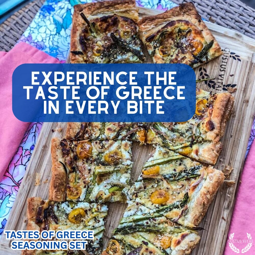 Greek Seasoning Gift Set - Tastes of Greece - Artisanal Spice Blends Six Pack