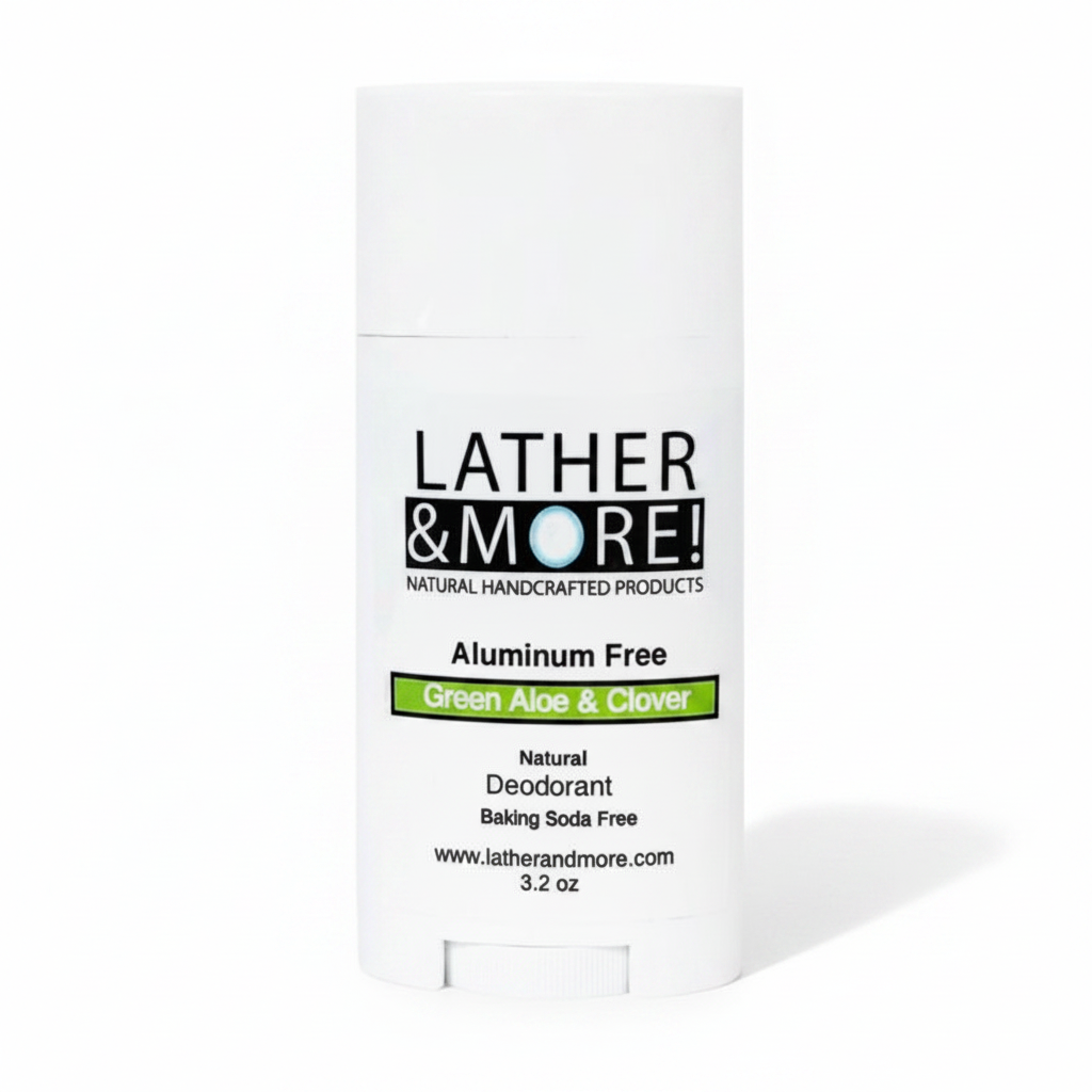 Green Aloe and Clover Natural Deodorant