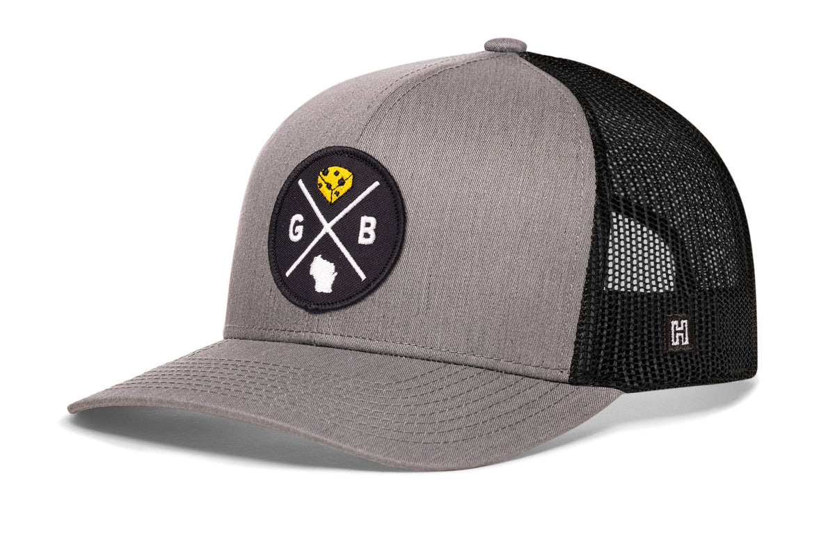 Green Bay Trucker Hat  |  Cheese GB X Snapback