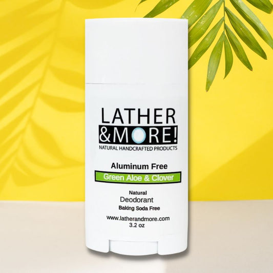 Green Aloe and Clover Natural Deodorant