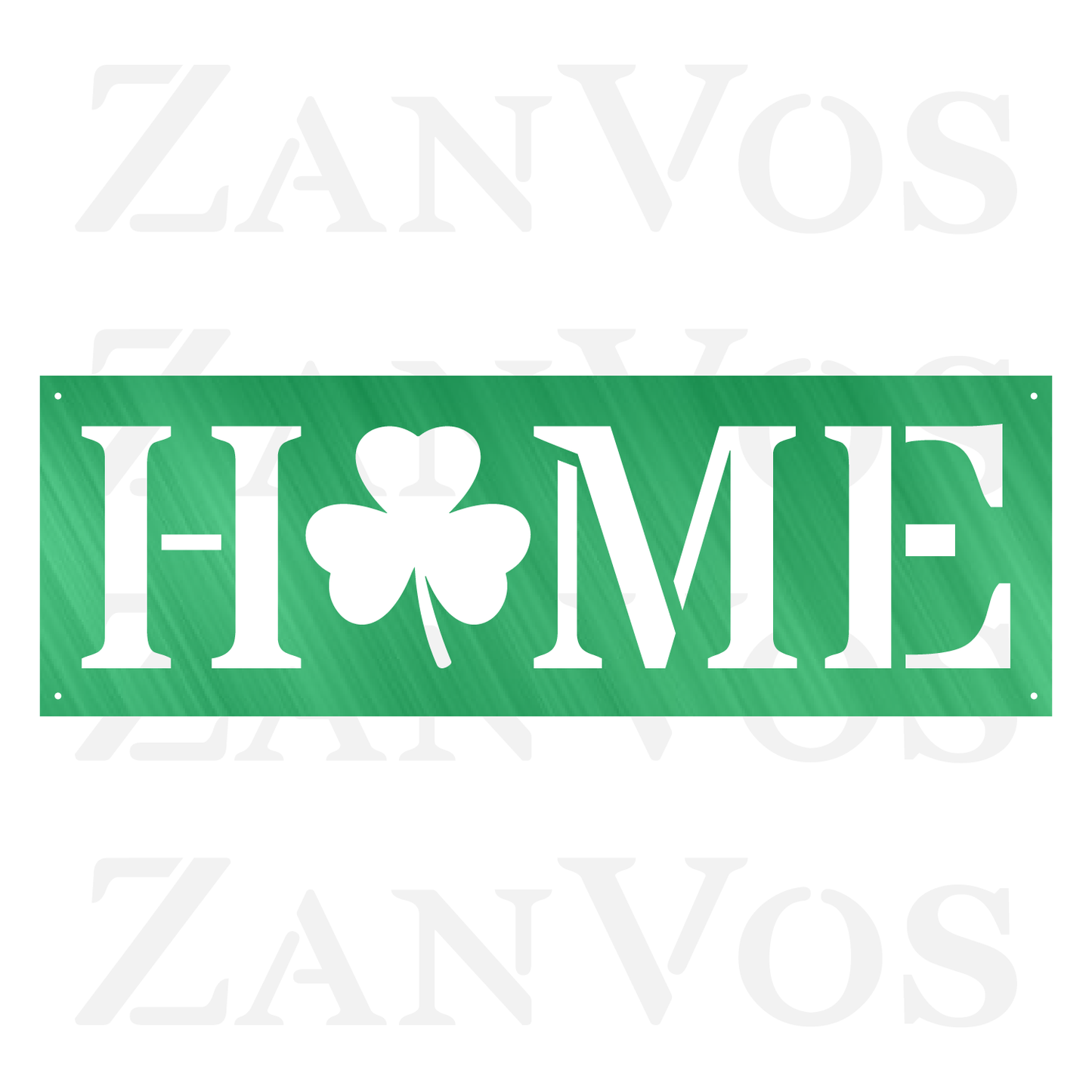 Home Shamrock Plaque