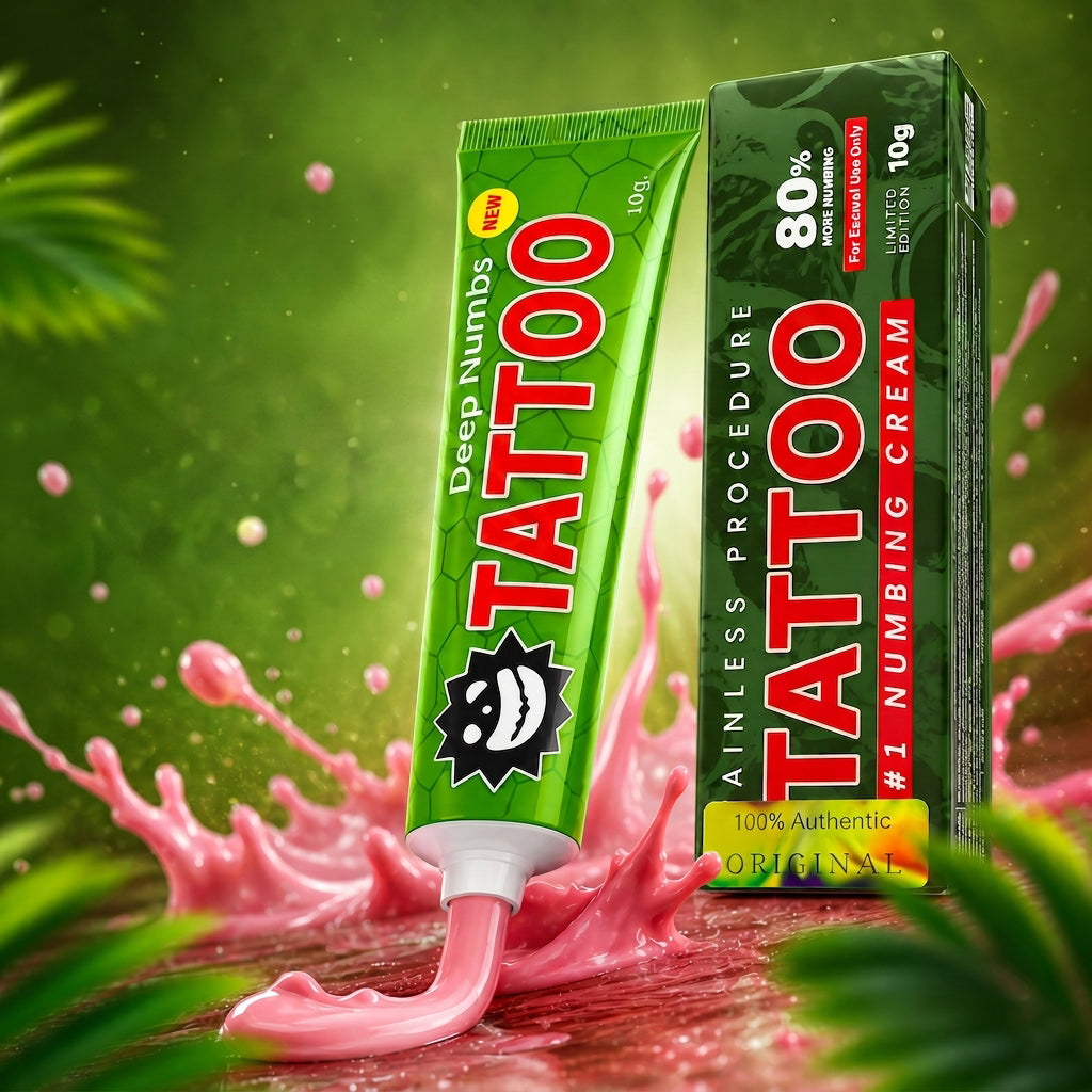 Green Tattoo Numbing Cream - Maximum Strength