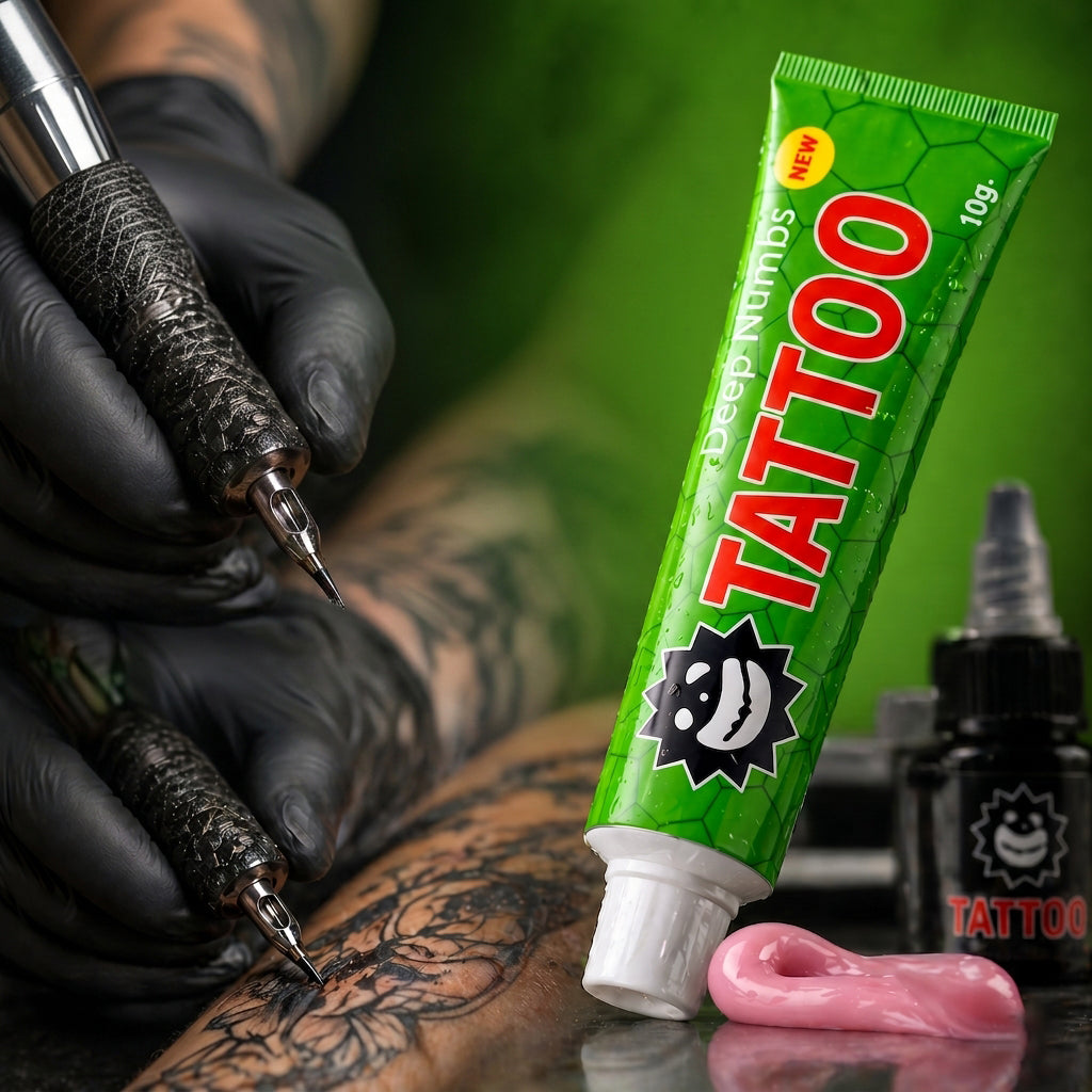 Green Tattoo Numbing Cream - Maximum Strength