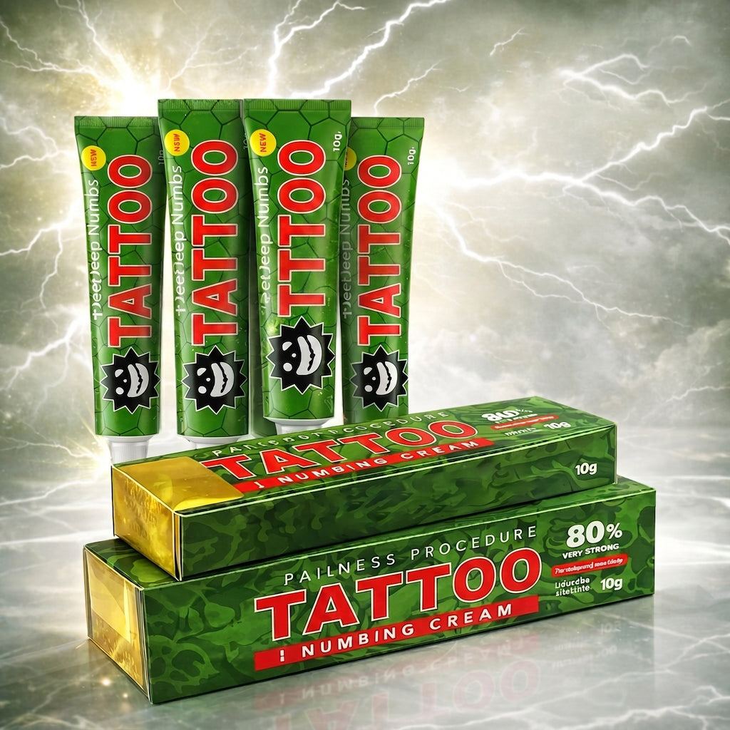 Green Tattoo Numbing Cream - Maximum Strength
