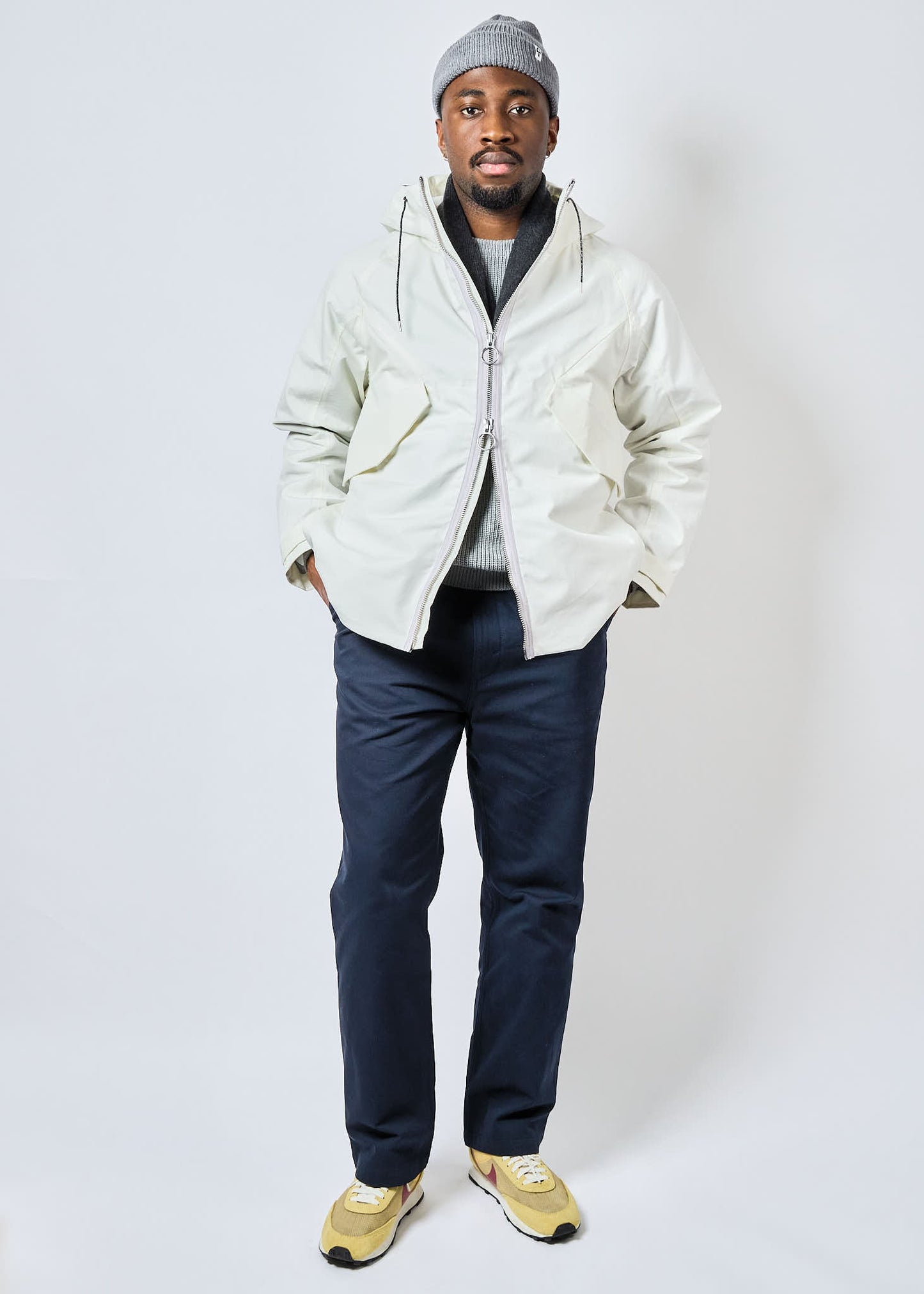 Merino Cardigan Stitch Beanie