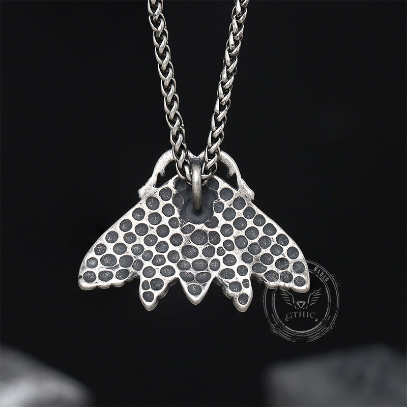 Grim Reaper Butterfly Skull Stainless Steel Pendant