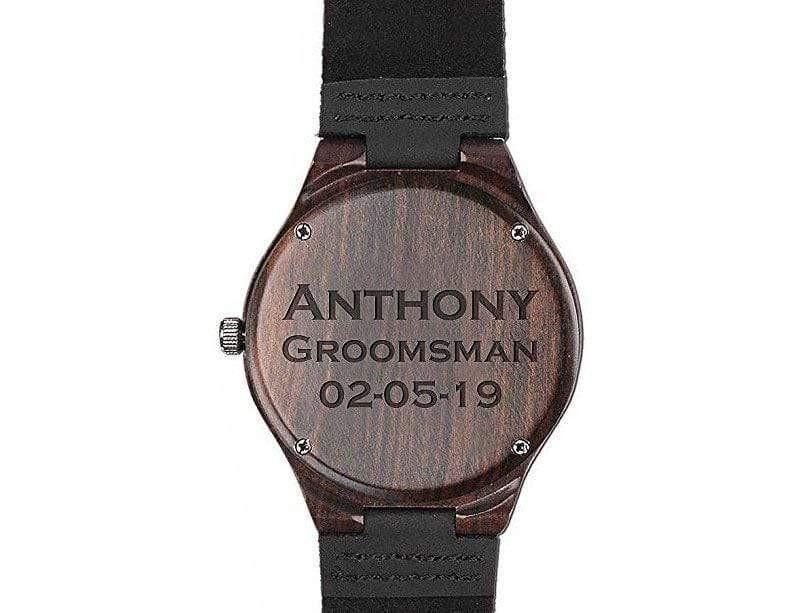 Groomsmen Set Of 12 Wooden Watches -  Energico