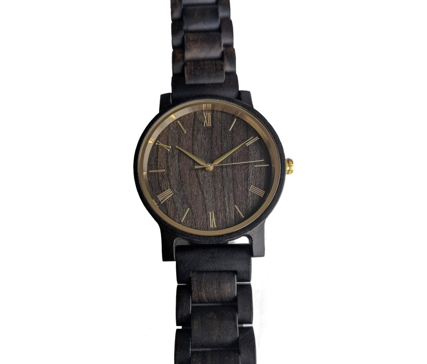 Groomsmen Set Of 6 Wooden Watches - Ebony Arce