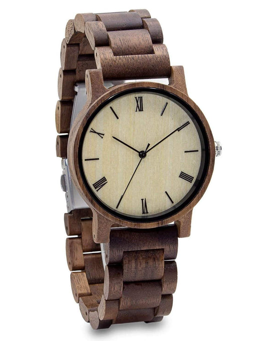 Groomsmen Set Of 6 Wooden Watches - Walnut Arce