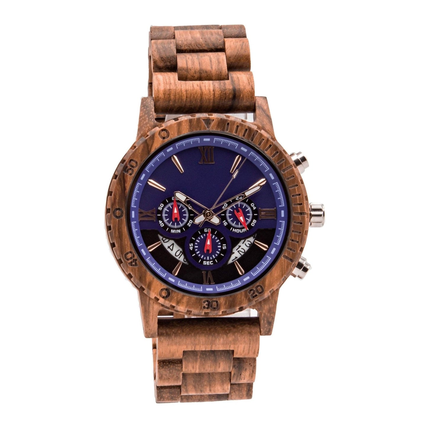 Groomsmen Set Of 6 Wooden Watches - Zebra Dulce