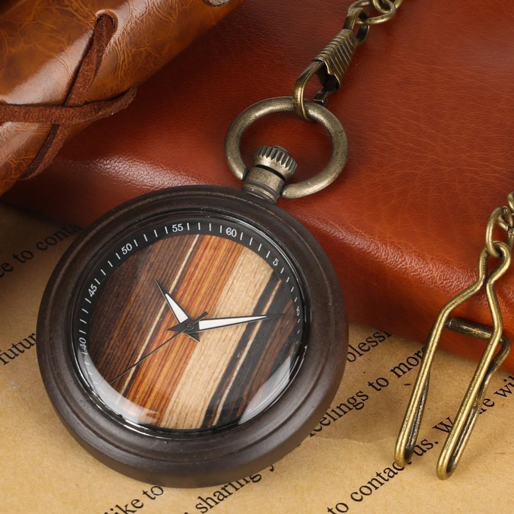 Groomsmen Set of 7 Wooden Pocket Watch | Valor