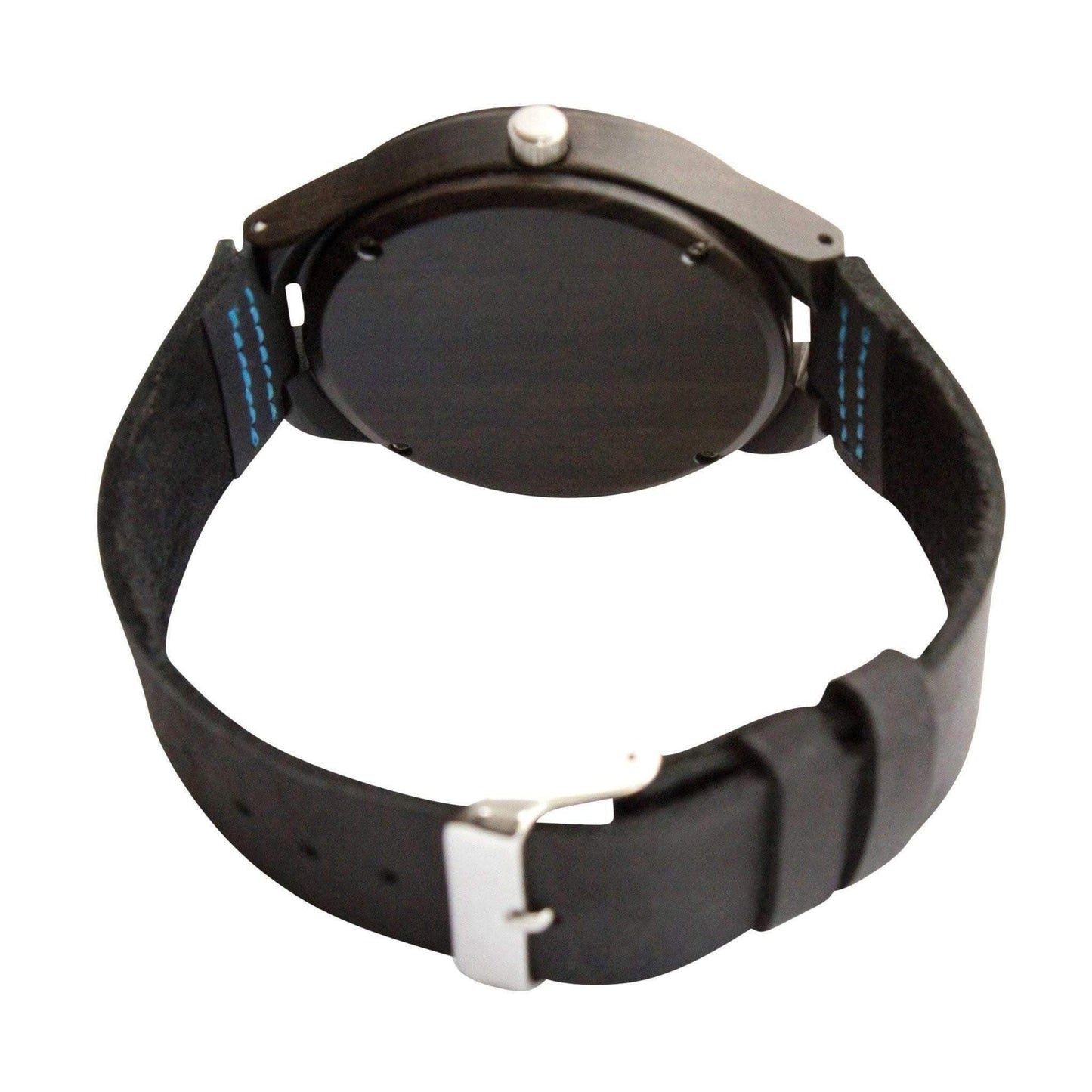 Groomsmen Set Of 7 Wooden Watches - Blue Energico