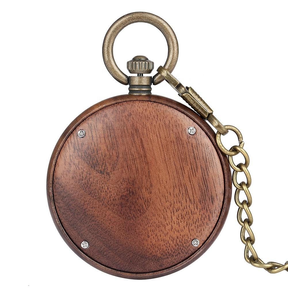Groomsmen Set of 9 Wooden Pocket Watch | Clasico