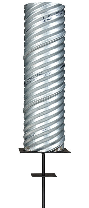 Foundation Sleeve for Aluminum Flagpole with Lightning Grounding Rod