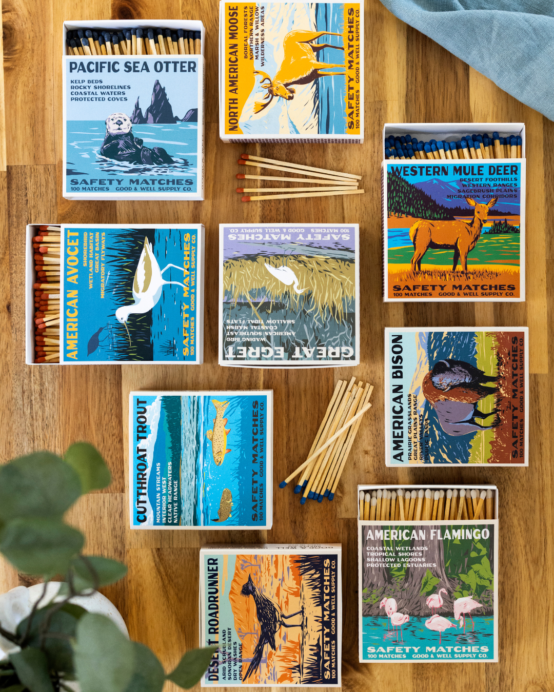 Western Mule Deer Cabin Matches