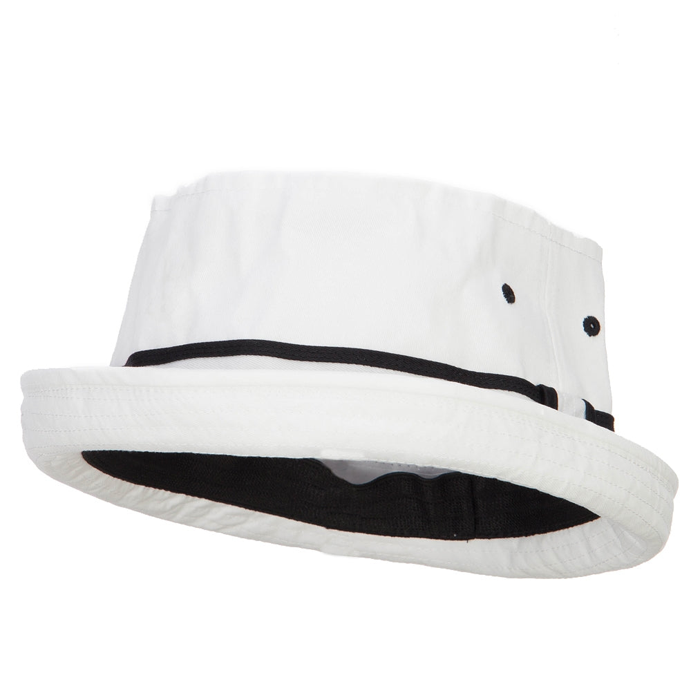 Big Size Striped Hat Band Fisherman Bucket Hat