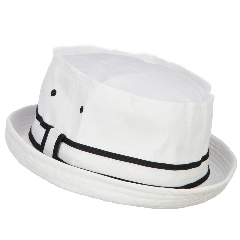 Big Size Striped Hat Band Fisherman Bucket Hat