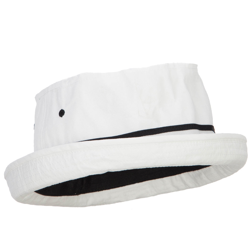Big Size Striped Hat Band Fisherman Bucket Hat