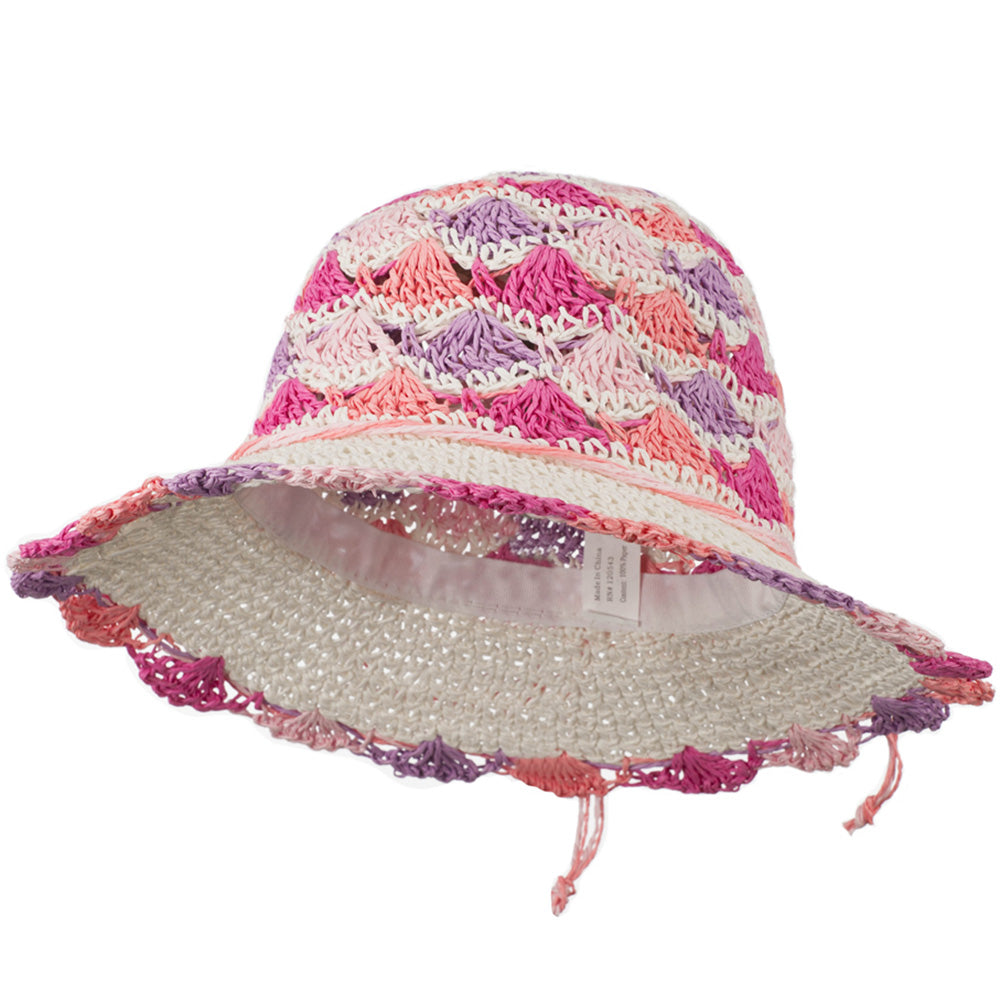 Girl's Scallop Designed Hat