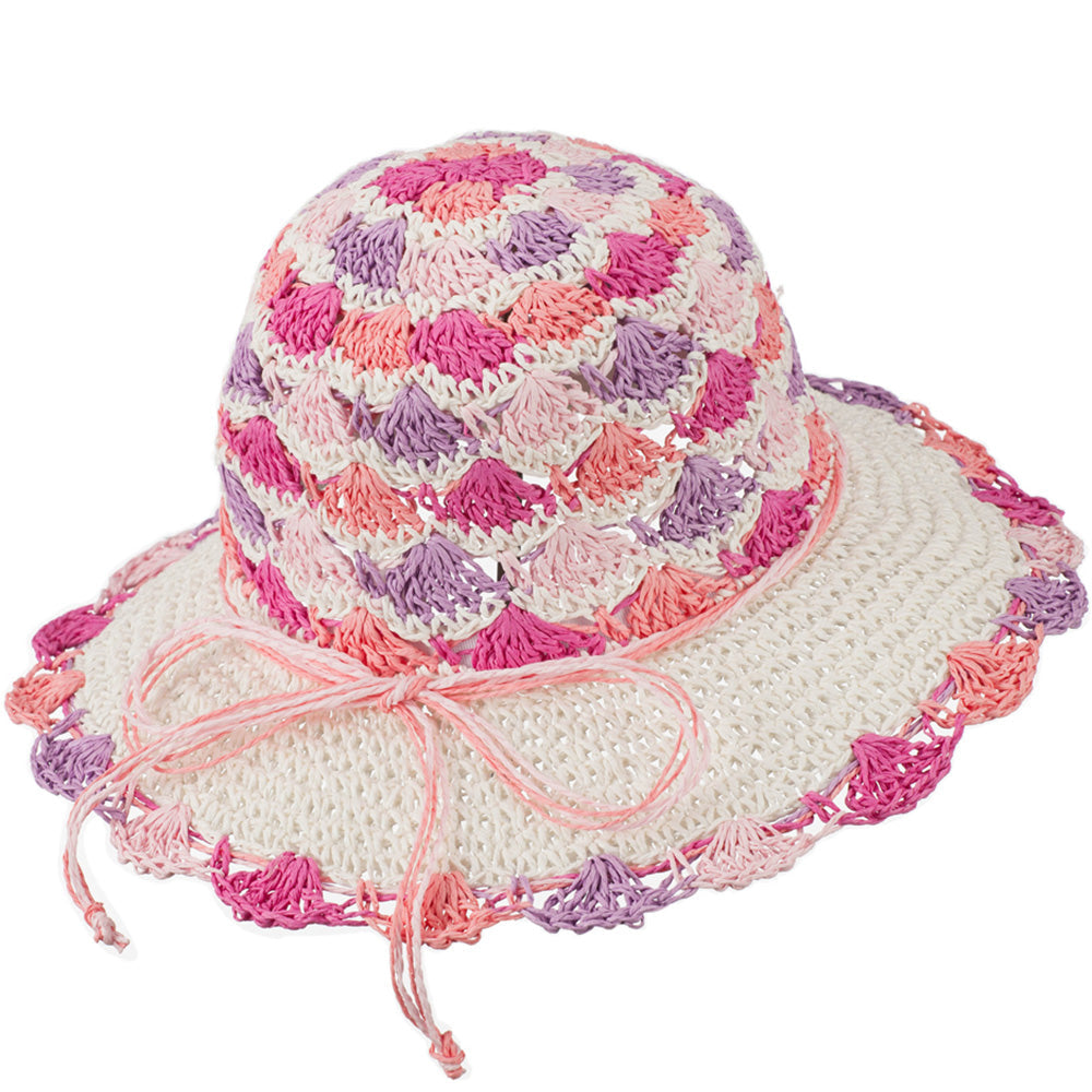 Girl's Scallop Designed Hat