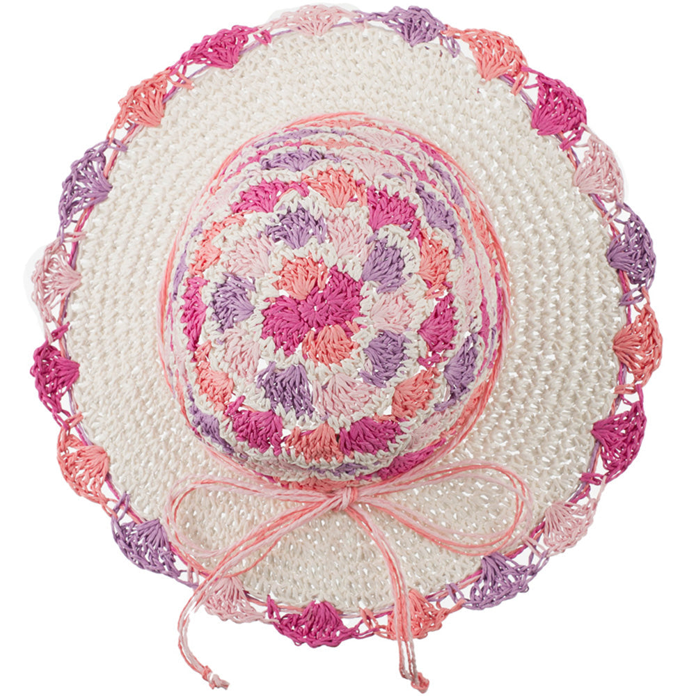 Girl's Scallop Designed Hat