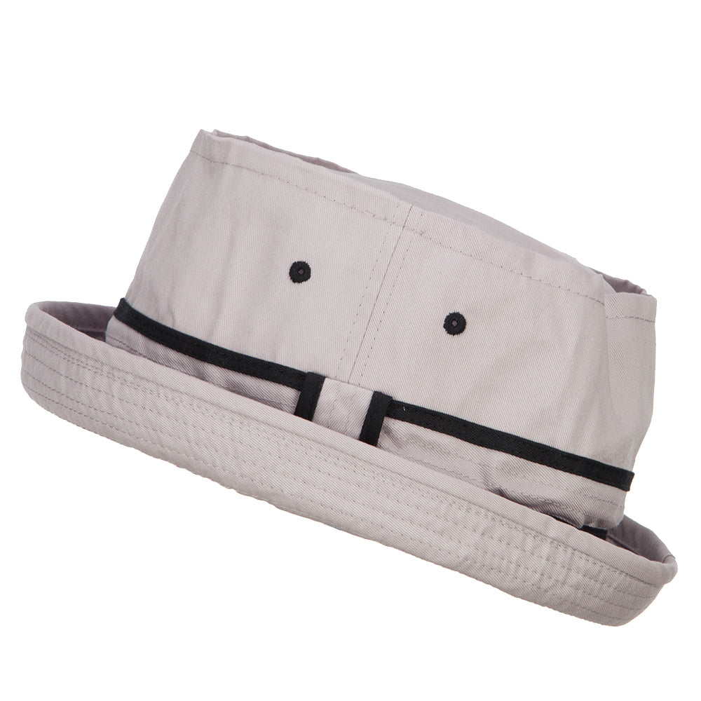 Big Size Striped Hat Band Fisherman Bucket Hat