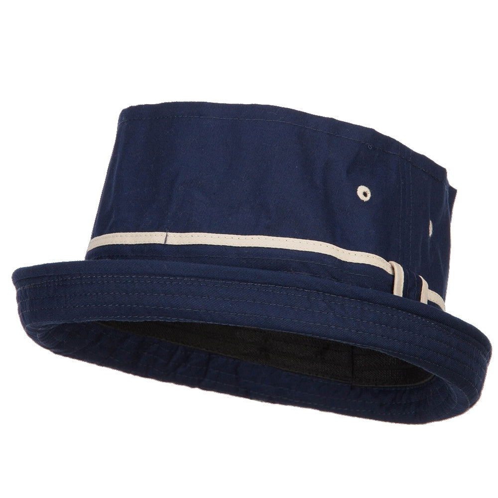 Big Size Striped Hat Band Fisherman Bucket Hat