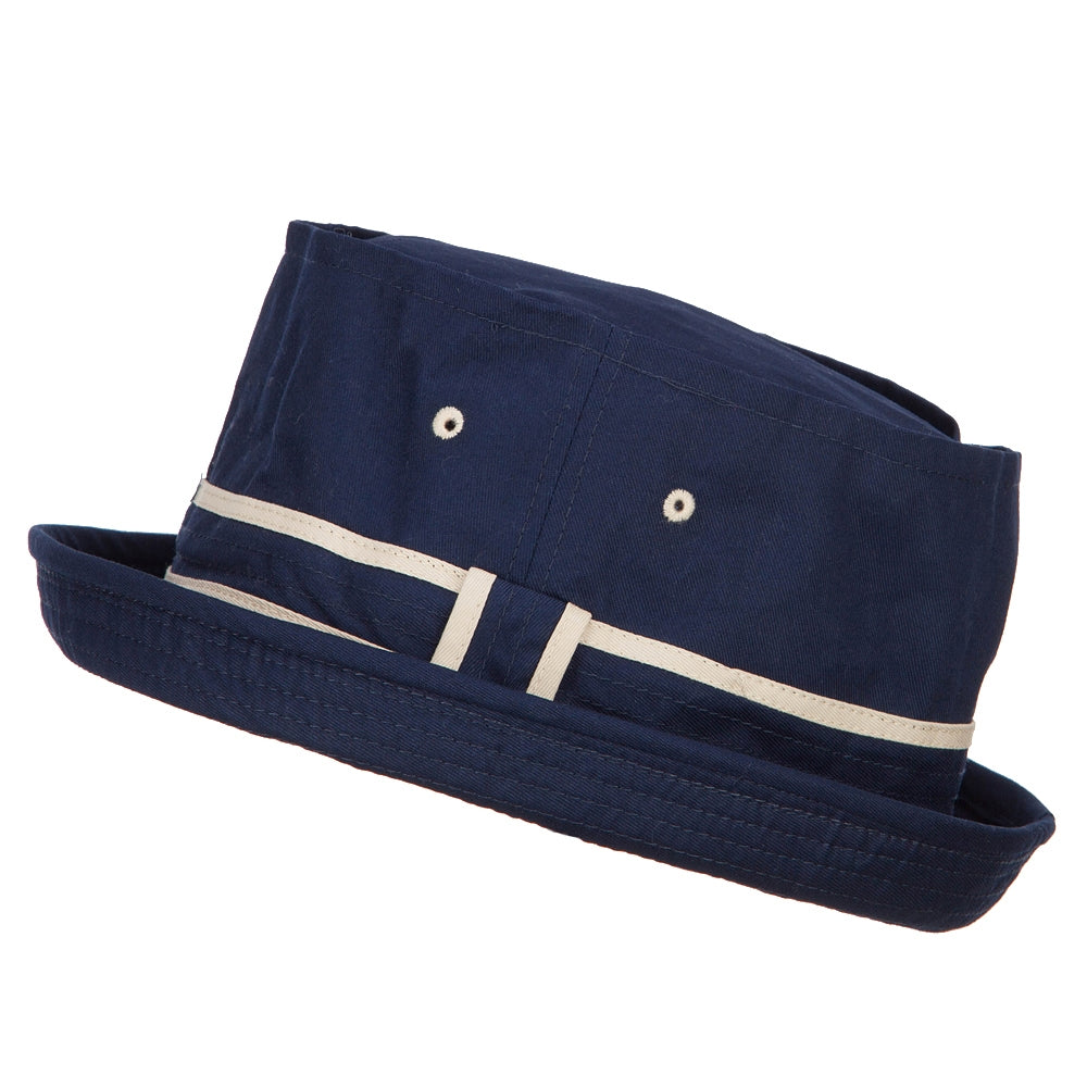 Big Size Striped Hat Band Fisherman Bucket Hat