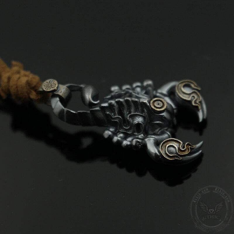 Blazing Scorpion Copper Animal Pendant