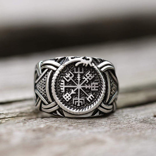 Dragon Amulet 316L Stainless Steel Viking Ring
