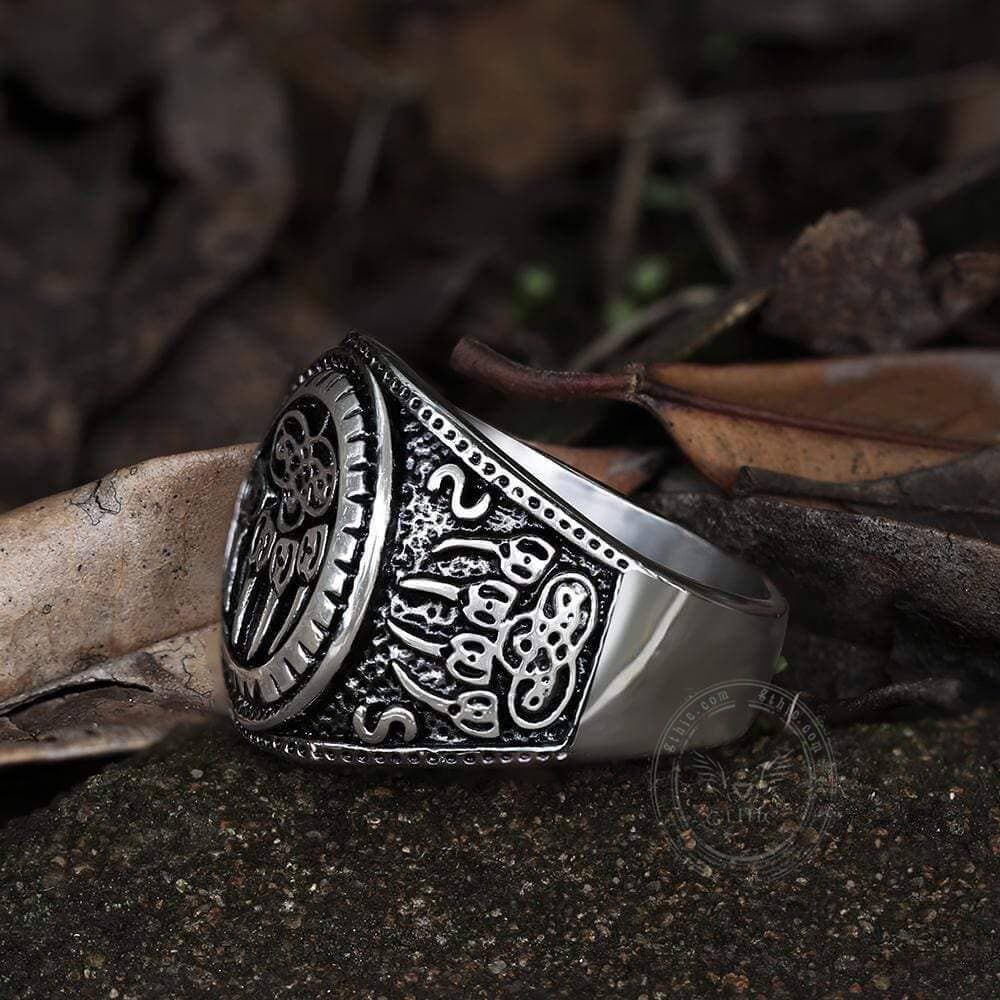 Bear Claw Stainless Steel Viking Ring