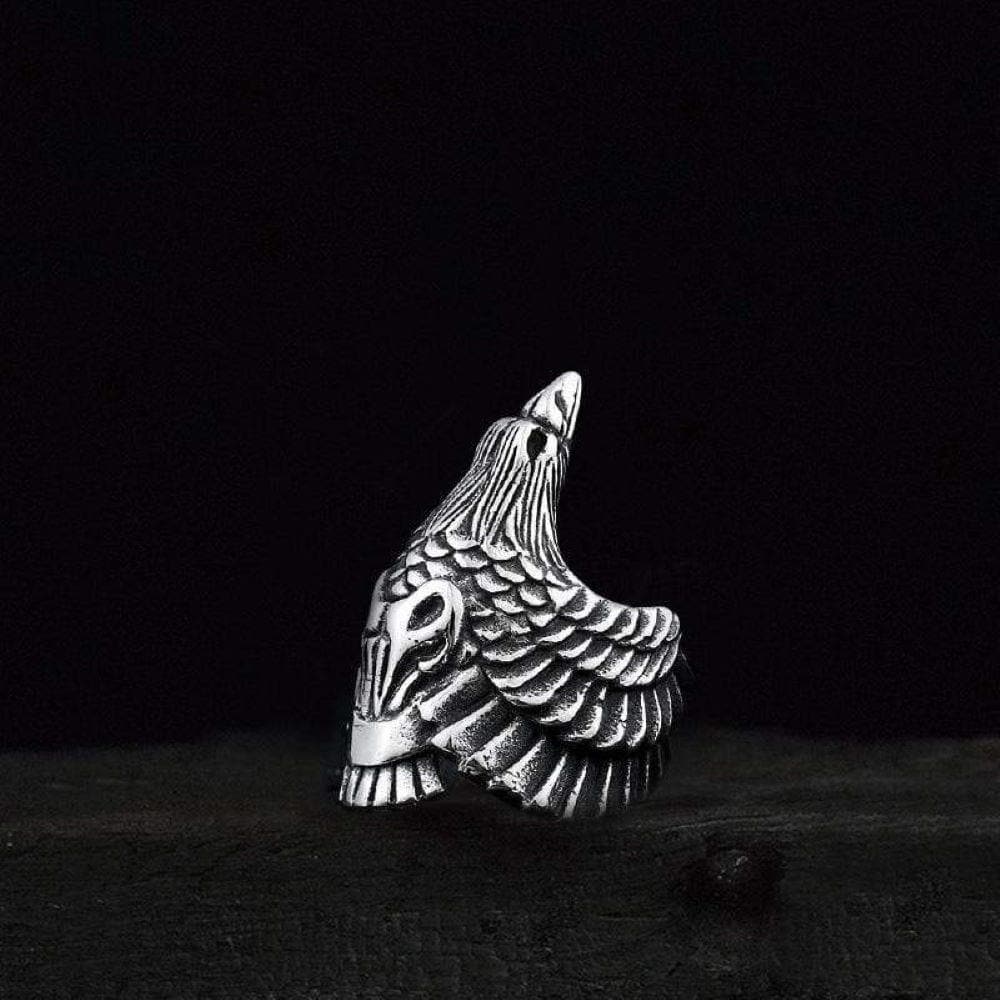 Crow 316L Stainless Steel Beast Ring