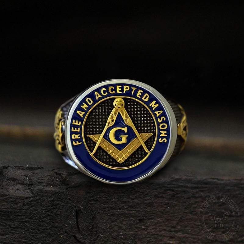 Eye Of Providence 316L Stainless Steel Masonic Ring