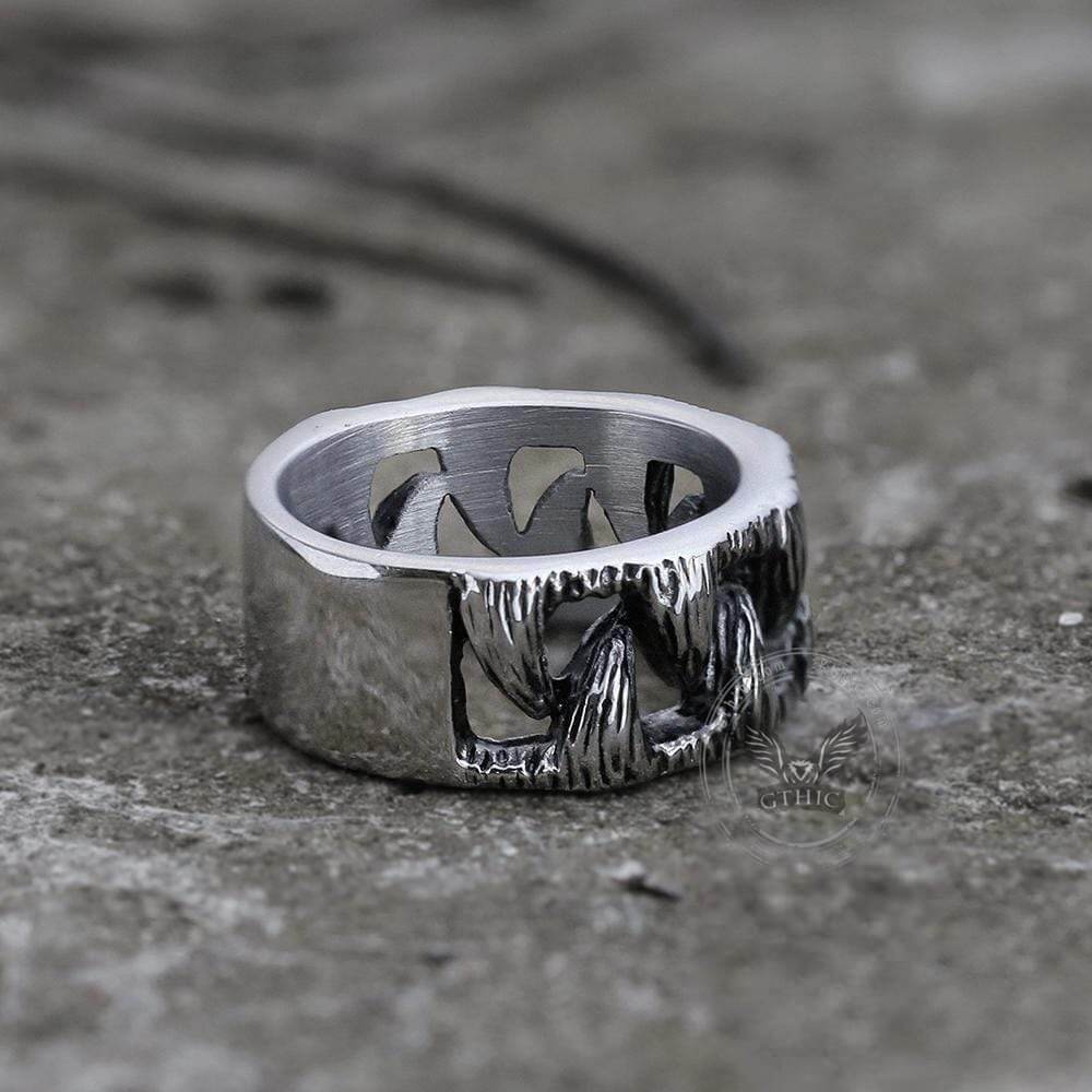 Monster Teeth Stainless Steel Beast Ring