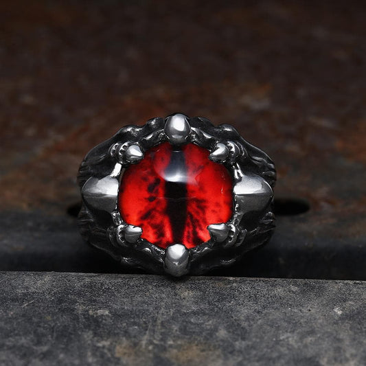 Eye Of Sauron Stainless Steel Ring