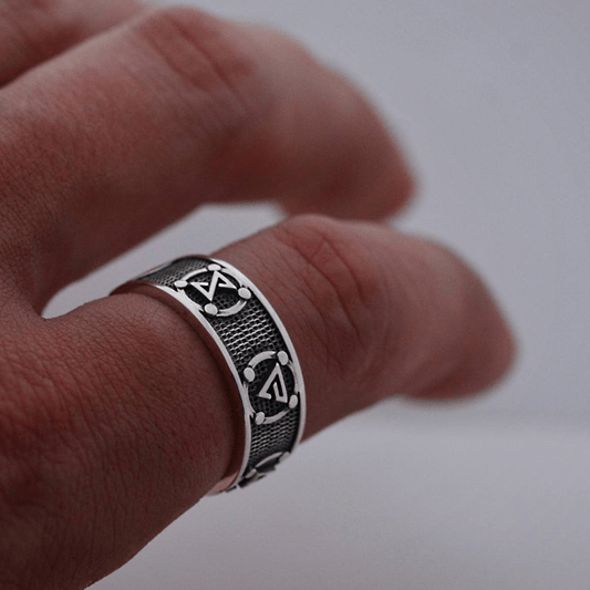 Witchers Elements Signs Stainless Steel Ring