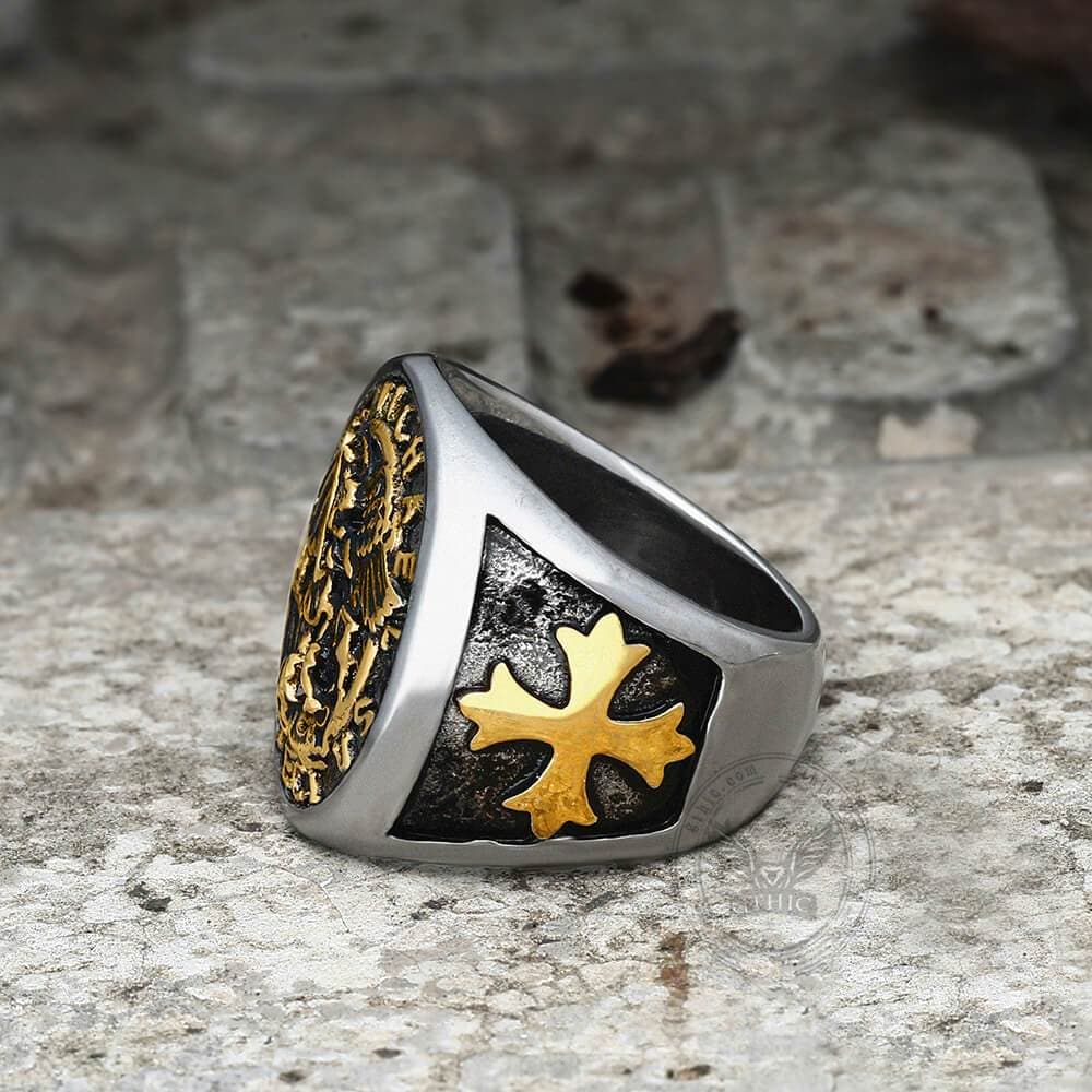 Guardian Angel Templar Knight Ring
