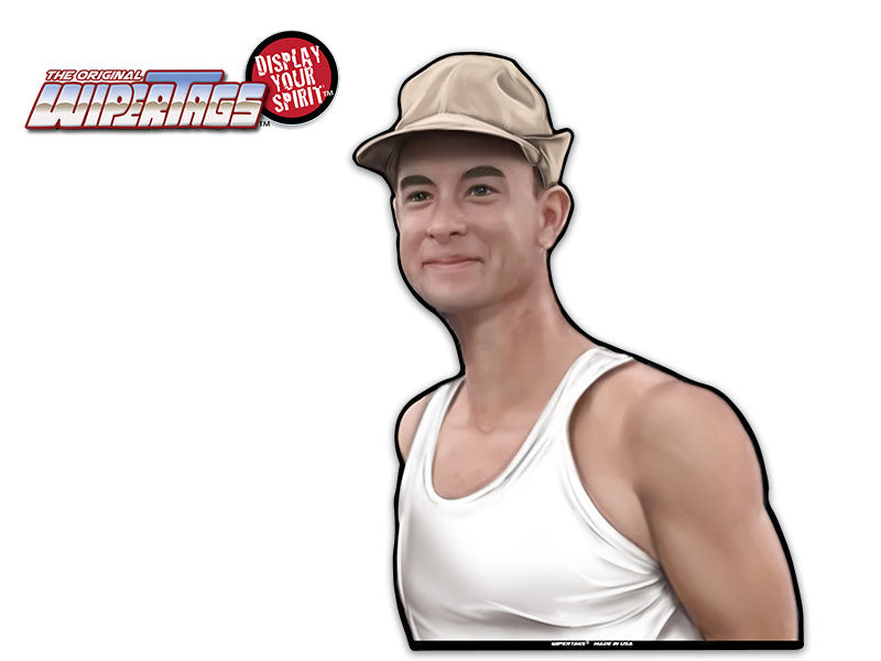 Shrimp Boat Captain Waving WiperTags