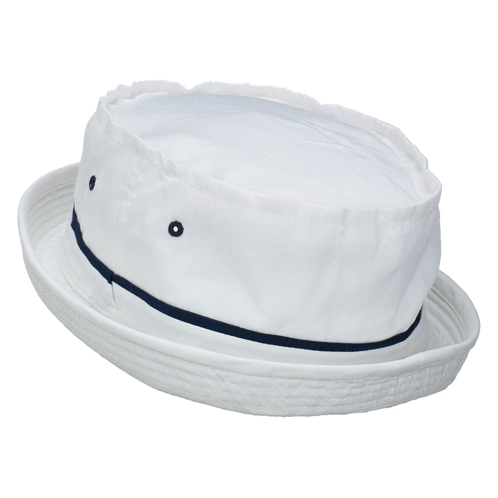 Striped Roll Up Bucket Hat