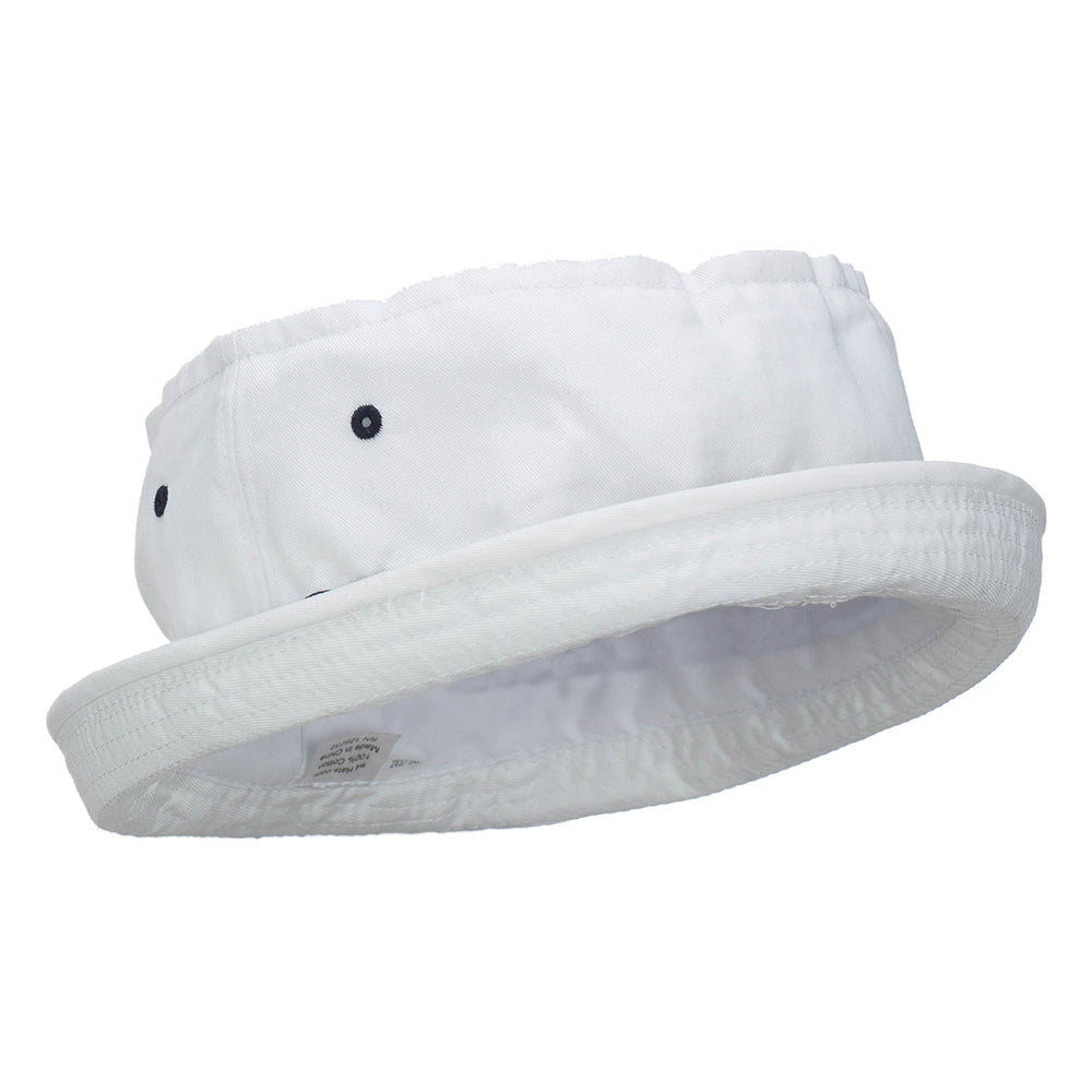Striped Roll Up Bucket Hat