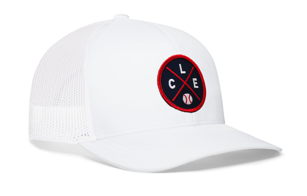 Cleveland Baseball Trucker Hat  |  CLE X Snapback