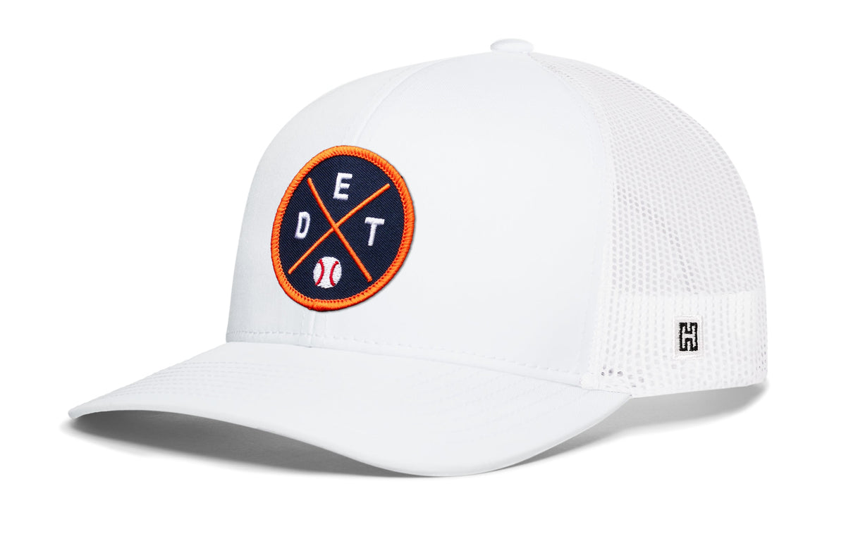 Detroit Baseball Trucker Hat  |  DET X Snapback