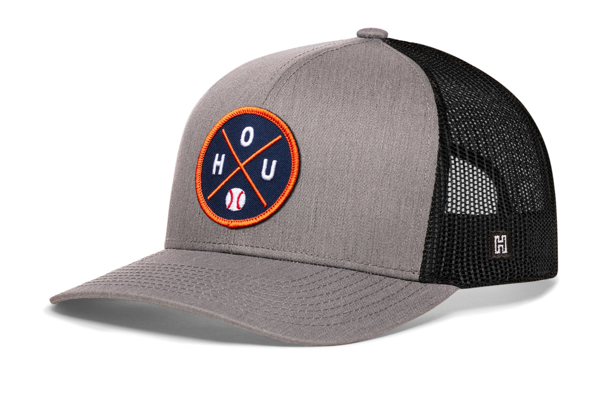 Houston Baseball Trucker Hat  |  HOU X Snapback