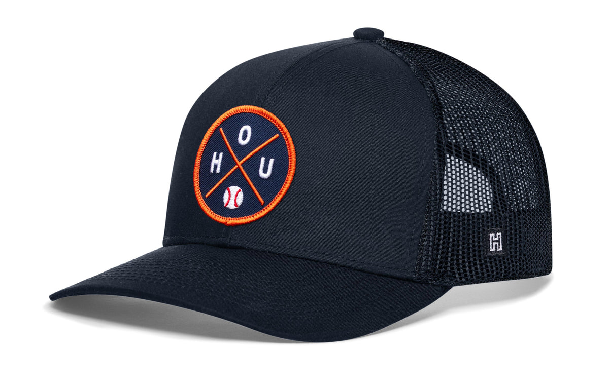 Houston Baseball Trucker Hat  |  HOU X Snapback