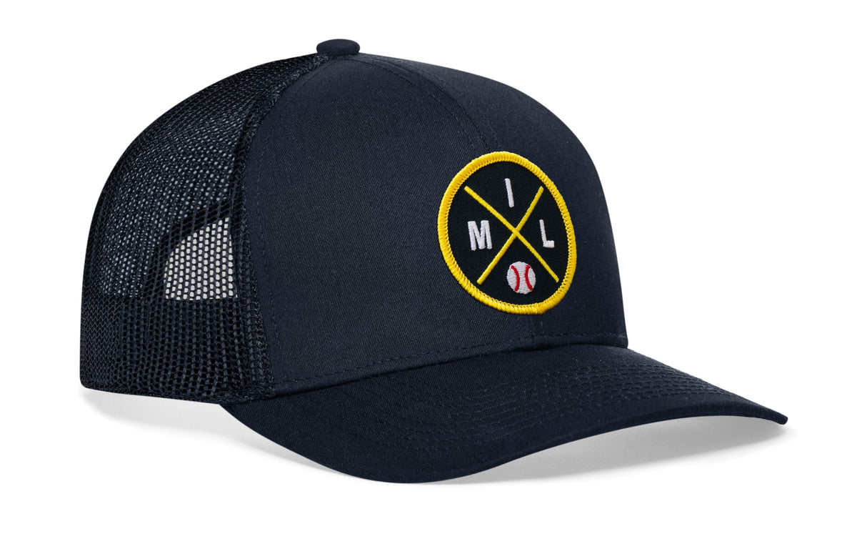 Milwaukee Baseball Trucker Hat  |  MIL X Snapback