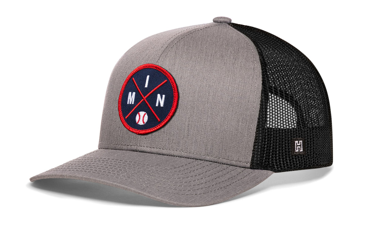 Minnesota Baseball Trucker Hat  |  MIN X Snapback