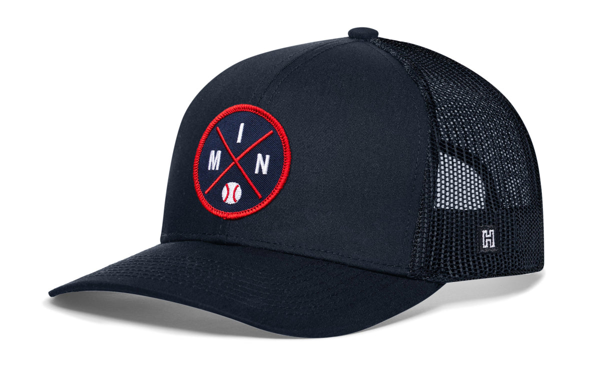 Minnesota Baseball Trucker Hat  |  MIN X Snapback